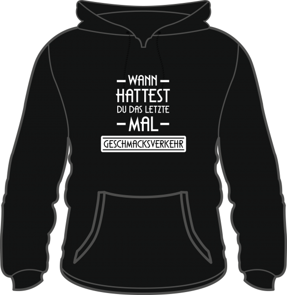 Hoodie Geschmacksverkehr