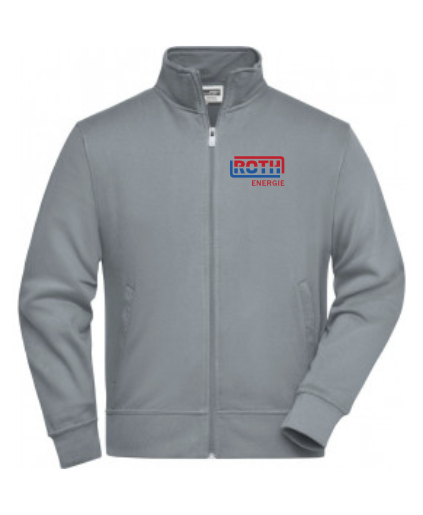 Übergröße Herren Zip-Jacke